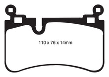 Load image into Gallery viewer, EBC 08-13 Mercedes-Benz C63 AMG (W204) 6.2 Redstuff Rear Brake Pads