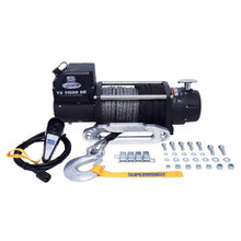 Load image into Gallery viewer, Superwinch 11500 LBS 12V DC 3/8in x 80ft Synthetic Rope Tiger Shark 11500 Winch