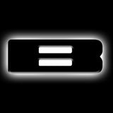 ORACLE Lighting Universal Illuminated LED Letter Badges - Matte Blk Surface Finish - B