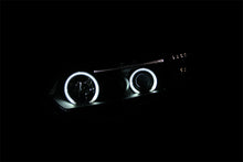 Load image into Gallery viewer, ANZO 2006-2011 Honda Civic Projector Headlights w/ Halo Black (CCFL)