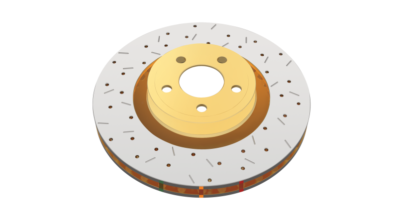DBA 8/93-94 Nissan Skyline R32 GT-R/95-7/98 R33 & R34 GT-R Rear Drilled & Slotted 4000 Series Rotors
