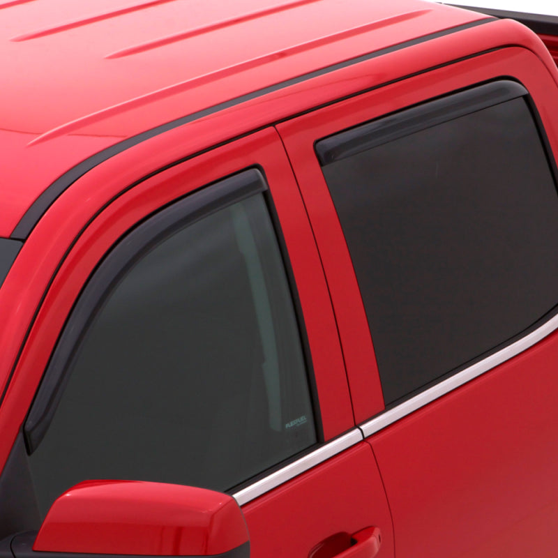 AVS 05-10 Jeep Grand Cherokee Ventvisor In-Channel Front & Rear Window Deflectors 4pc - Smoke