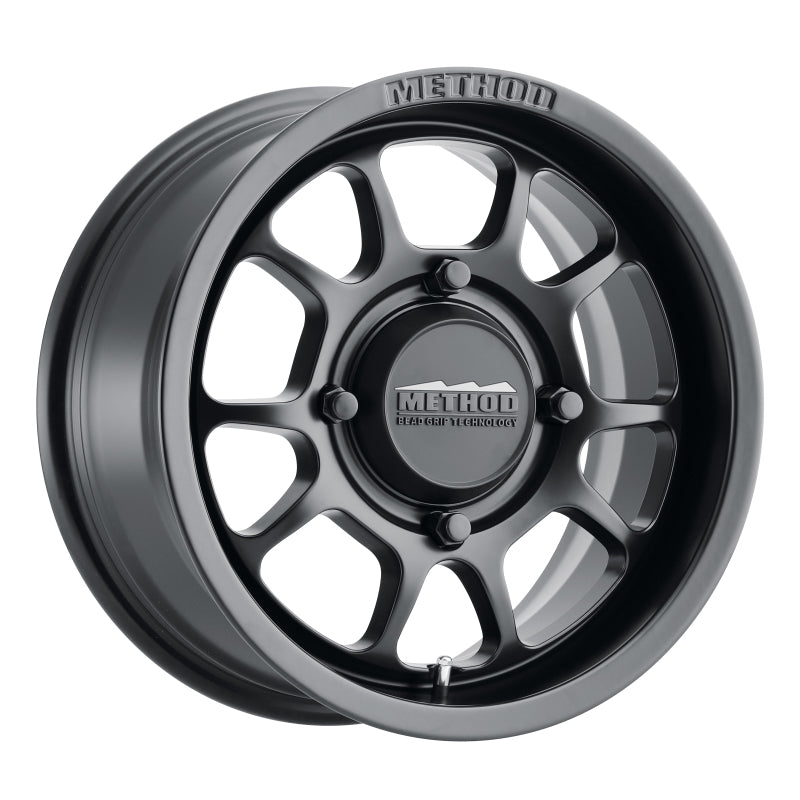 Method MR409 Bead Grip 15x10 / 5+5/0mm Offset / 4x156 / 132mm CB Matte Black Wheel