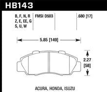 Load image into Gallery viewer, Hawk Acura / Honda / Isuzu DTC-70 Race Front Brake Pads