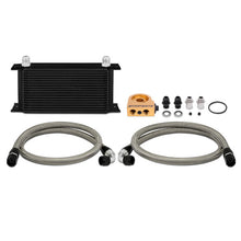 Load image into Gallery viewer, Mishimoto Universal 19 RowThermostatic Oil Cooler Kit - Black