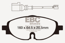 Load image into Gallery viewer, EBC 14+ Audi A3 1.8 Turbo Greenstuff Front Brake Pads