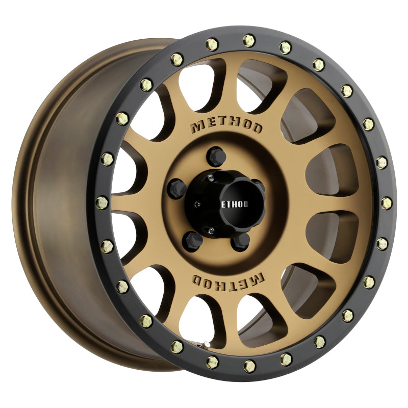 Method MR305 NV 18x9 +25mm Offset 5x150 116.5mm CB Method Bronze/Black Street Loc Wheel