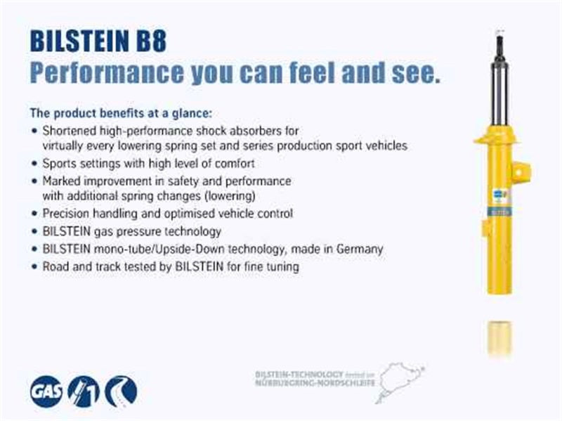 Bilstein B8 03-11 Mercedes-Benz G55 AMG Rear 46mm 23.04in Ext Length Monotube Shock Absorber