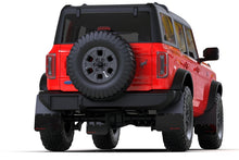 Load image into Gallery viewer, Rally Armor 21-25 Ford Bronco (Plstc Bmpr + RB - NO Rptr/Sprt) Blk Mud Flap w/Met. Blk Logo