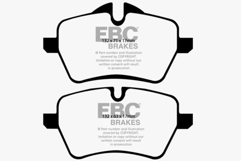 EBC 07-14 Mini Hardtop 1.6 Turbo Cooper S Yellowstuff Front Brake Pads