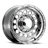 Raceline 887 Rock Crusher 16x10in / 8x165.1 BP / -24mm Offset / 130.81mm Bore - Polished Wheel