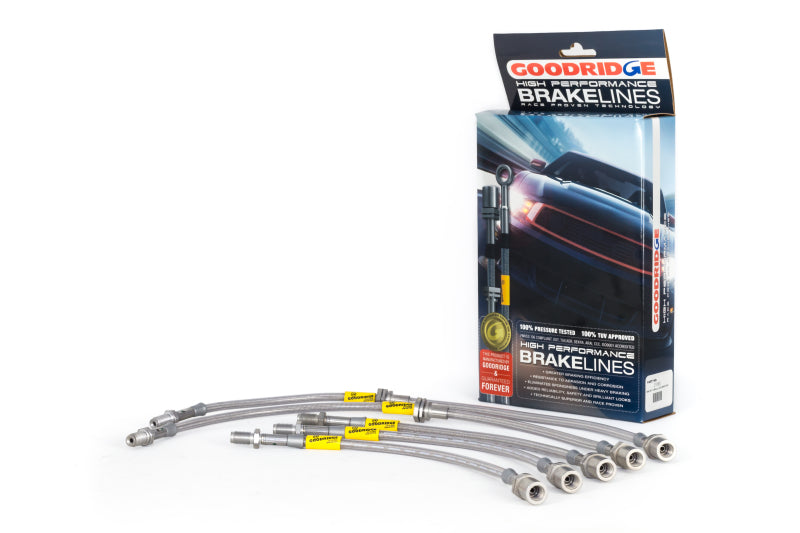 Goodridge 8/84-7/87 Toyota Corolla GTS Stainless Steel Brake Line Kit