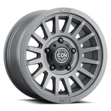 ICON Recon SLX 17x8.5 5x4.5 0mm Offset 4.75in BS 71.5mm Bore Charcoal Wheel