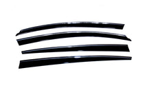 Load image into Gallery viewer, AVS 06-12 Lexus GS300 Ventvisor Low Profile Deflectors 4pc - Smoke w/Chrome Trim