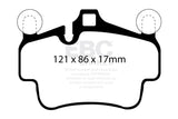 EBC 07-08 Porsche 911 (997) (Cast Iron Rotor only) 3.6 Carrera 2 Bluestuff Front Brake Pads