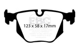 EBC 01-07 BMW M3 3.2 (E46) Redstuff Rear Brake Pads