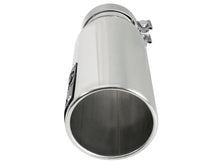 Load image into Gallery viewer, aFe SATURN 4S 4in SS Intercooled Exhaust Tip - Polished 4in In x 5in Out x 12in L Bolt-On