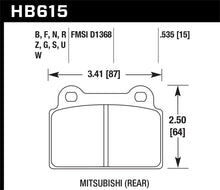 Load image into Gallery viewer, Hawk EVO X HPS Street Rear Brake Pads