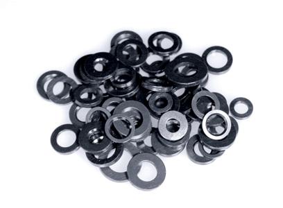 ARP M8 ID .575 OD Black Washers (10/pkg)