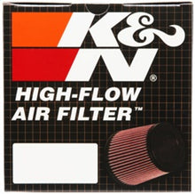 Load image into Gallery viewer, K&amp;N Universal Chrome Round Tapered Air Filter 3in FlangeID / 6in Base OD / 4.5in Top OD / 8in Height