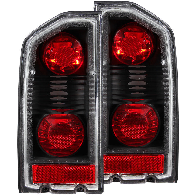 ANZO 1988-1998 Suzuki Vitara Taillights Black