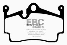 Load image into Gallery viewer, EBC 09-12 Porsche Boxster (Cast Iron Rotors only) 2.9 Bluestuff Rear Brake Pads