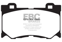 Load image into Gallery viewer, EBC 08-13 Infiniti FX50 5.0 Yellowstuff Front Brake Pads