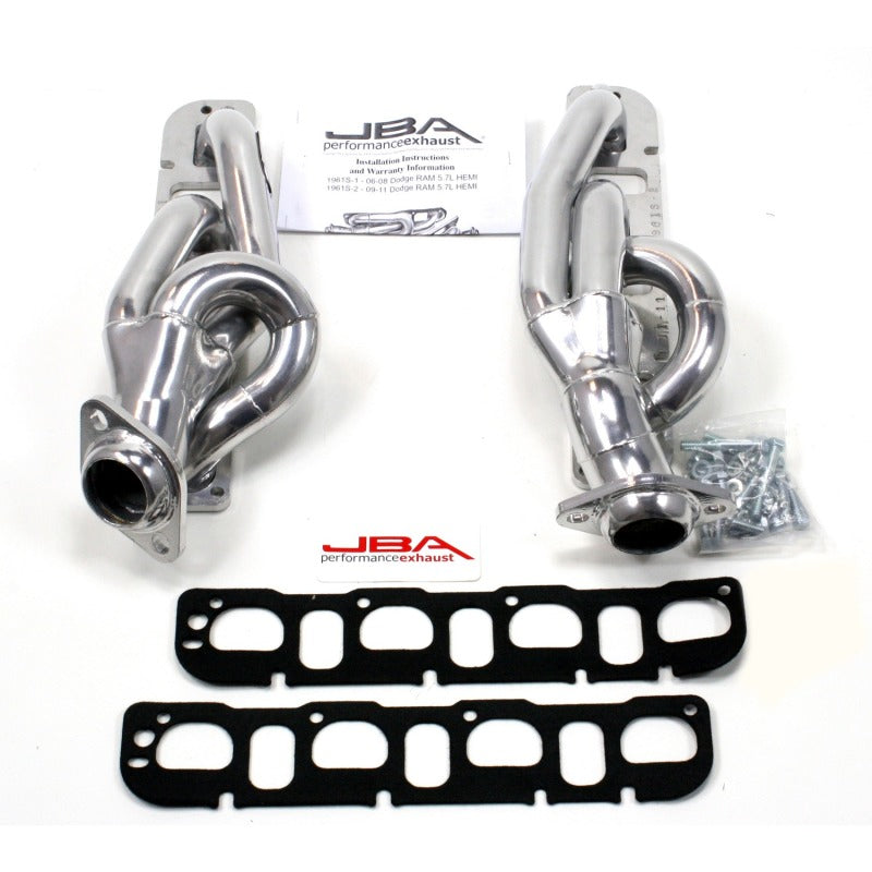 JBA 09-19 RAM 5.7L HEMI 1-5/8in Primary Silver Ctd Cat4Ward Header