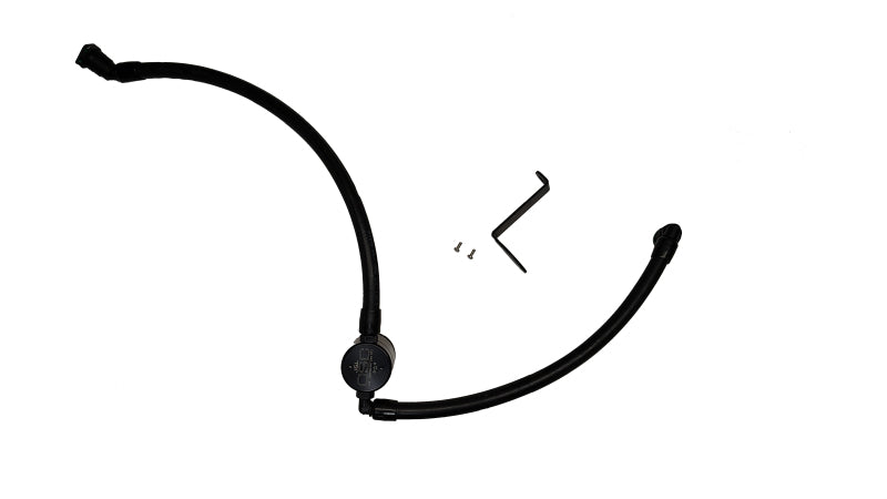 J&L 23-25 Ford Ecoboost 2.0 Oil Separator PCV Side - Black Anodized