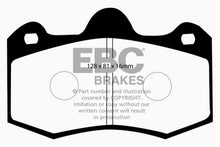 Load image into Gallery viewer, EBC 11+ Mclaren MP4-12C 3.8 Twin Turbo Yellowstuff Rear Brake Pads