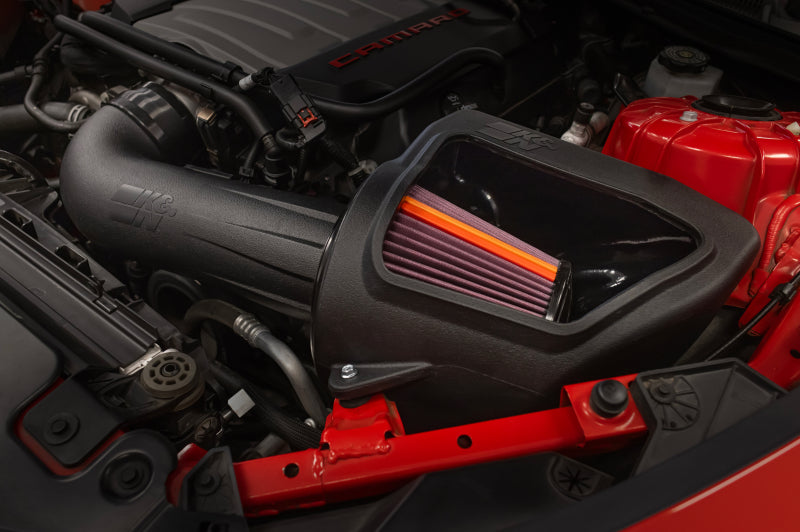 K&N 16-24 Chevy Camaro SS V8-6.2L F Performance Air Intake System