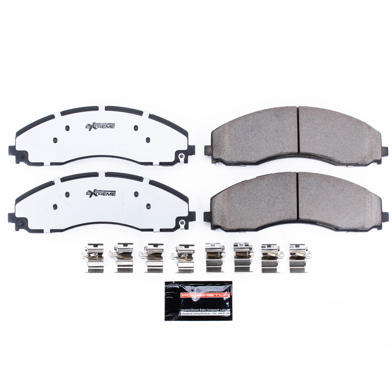 Power Stop 17-19 Ford F-450 Super Duty Rear Z36 Truck & Tow Brake Pads w/Hardware