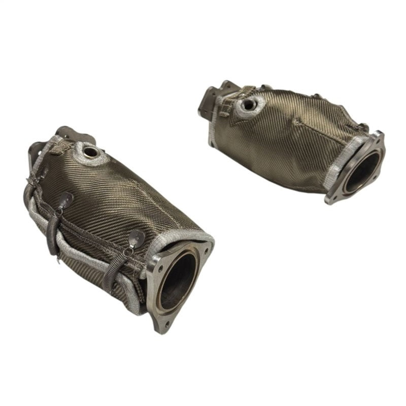 Kooks 23+ Chevrolet Corvette C8 Z06/LT6 5.5L 3in. SS 5in. Bodied Ultra-GREEN Conn. w/Blankets