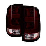 xTune GMC Sierra 2007-2013 OEM Style Tail Light Red Smoked ALT-JH-GS07-OE-RSM