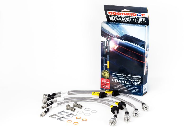 Goodridge 15-18 Ford Focus RS (RS MK3 Only) Stainless Steel Brake Line Kit