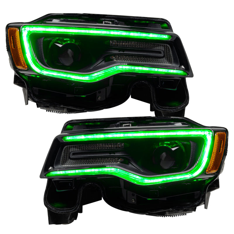 Oracle 1421 Jeep Grand Cherokee Dynamic Headlight DRL Upgrade Kit  ColorSHIFT Dynamic