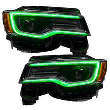 Load image into Gallery viewer, Oracle 1421 Jeep Grand Cherokee Dynamic Headlight DRL Upgrade Kit  ColorSHIFT Dynamic