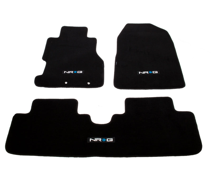 NRG Floor Mats - 02-03 Honda Civic Si 3DR Coupe (NRG Logo) - 3pc.