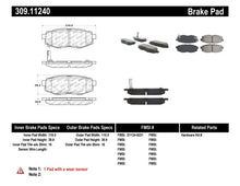 Load image into Gallery viewer, StopTech Performance 06-10 Subaru Legacy Sedan/Outback/13 BRZ / 13 Scion FR-S Rear Brake Pads