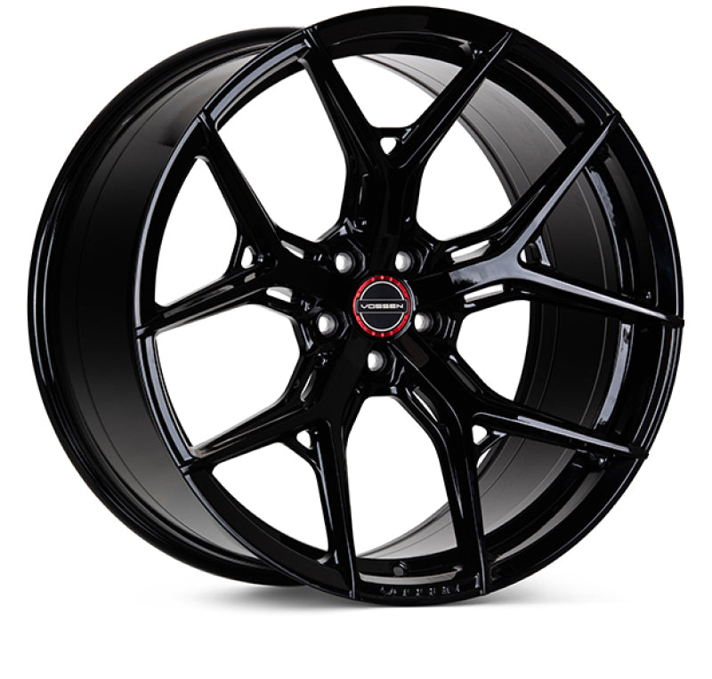 Vossen HF-5 21x12 / 5x120 / ET52 / Deep Face / 72.56 - Gloss Black Wheel