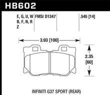 Load image into Gallery viewer, Hawk 2009-2013 Infiniti FX50 Sport HPS 5.0 Rear Brake Pads