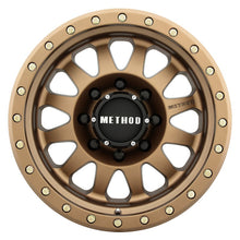 Load image into Gallery viewer, Method MR304 Double Standard 17x8.5 0mm Offset 8x170 130.81mm CB Method Bronze Wheel