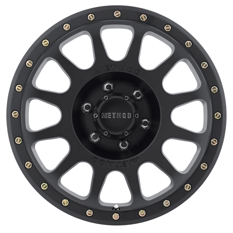 Method MR305 NV 17x8.5 0mm Offset 6x135 94mm CB Matte Black Wheel