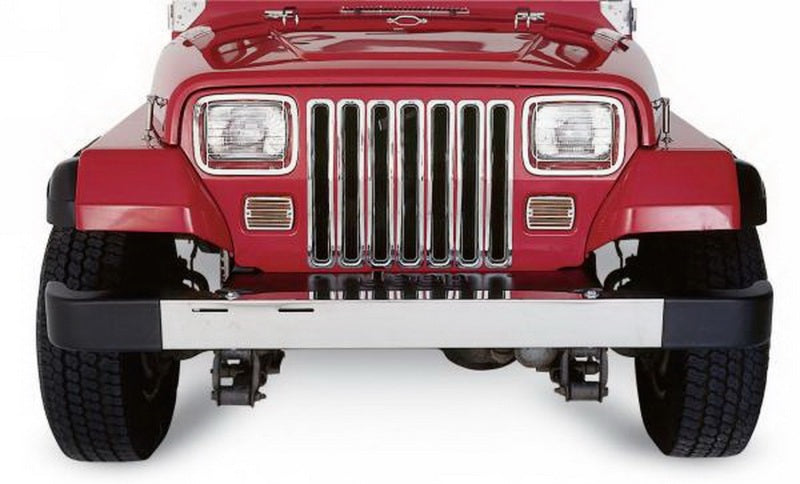 Rampage 1997-2006 Jeep Wrangler(TJ) Grille Inserts - Chrome