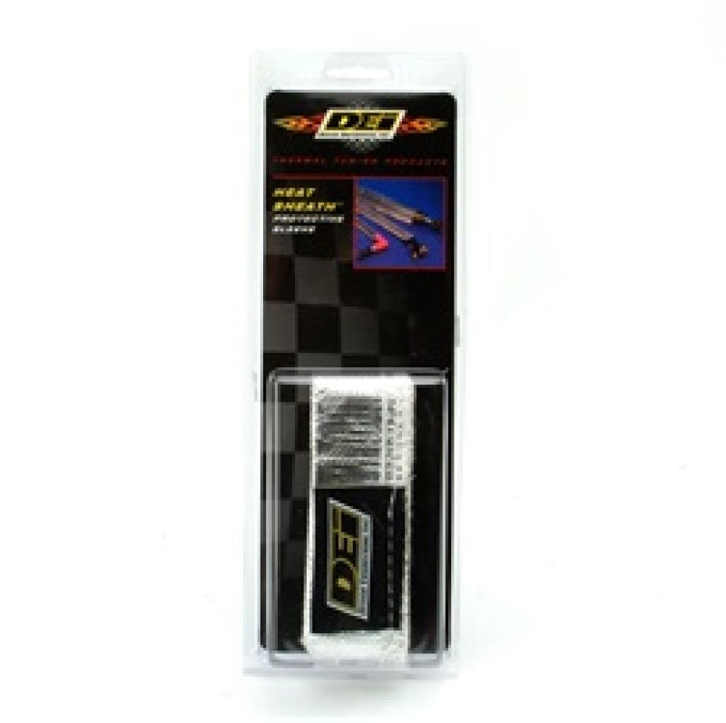 DEI Heat Sheath 3/4in x 3ft - Aluminized Sleeving - Sewn Edge