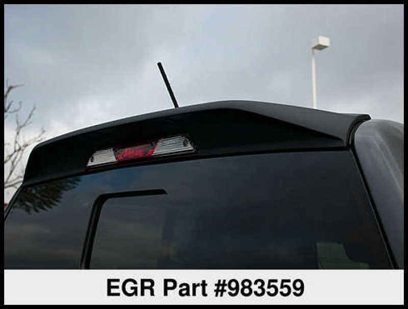 EGR 19-20 Ford Ranger Super Crew Rear Cab Truck Spoiler - Matte Black