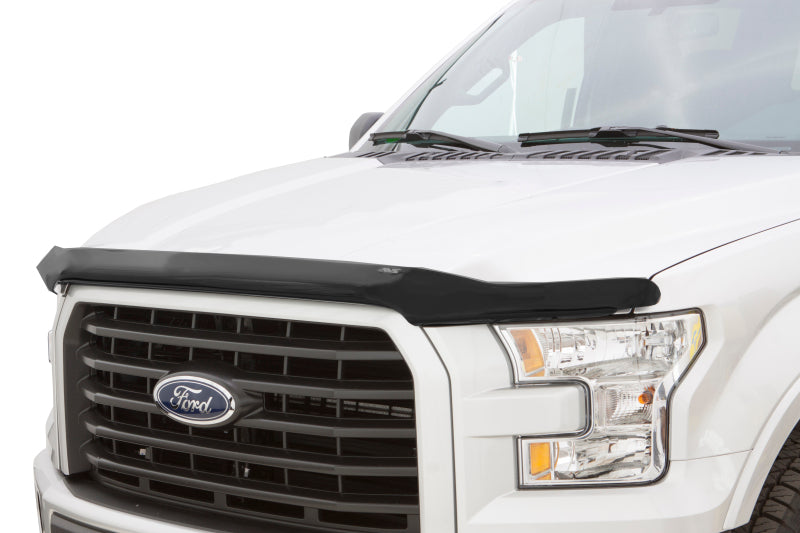 AVS 16-18 Nissan Titan XD Bugflector Medium Profile Hood Shield - Smoke