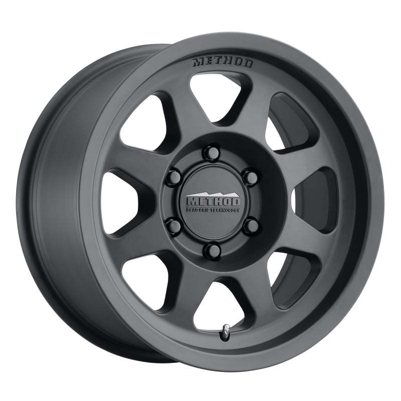 Method MR701 17x9 -12mm Offset 6x5.5 106.25mm CB Matte Black Wheel