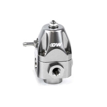 Load image into Gallery viewer, DeatschWerks DWR1000c Adjustable Fuel Pressure Regulator Dual 6AN Inlet and 6AN Outlet - Titanium