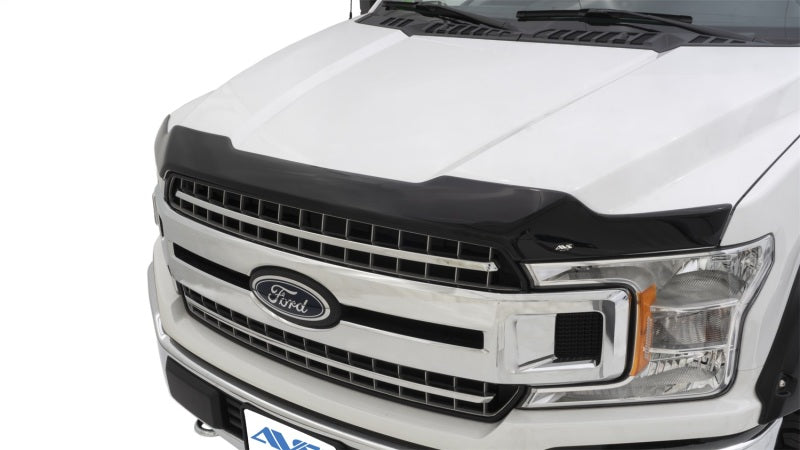 AVS 15-18 Ford F-150 Aeroskin Low Profile Acrylic Hood Shield - Smoke